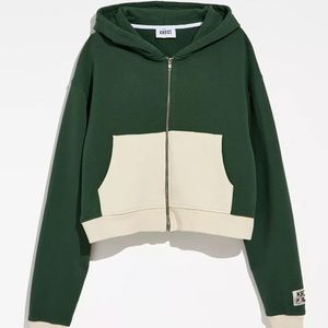 Fila Green and Cream Women's Jacket